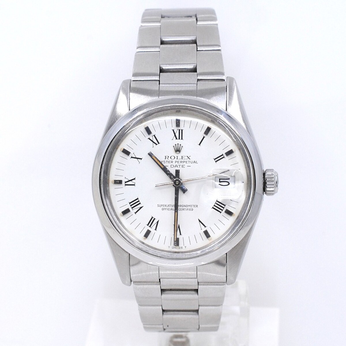 Rolex date acero modelo 15000 año 1980 con papeles 