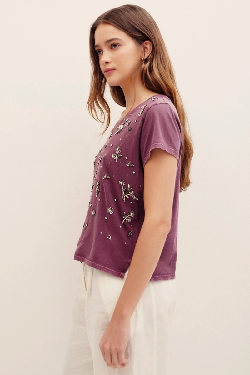 REMERA DAISY Bordo