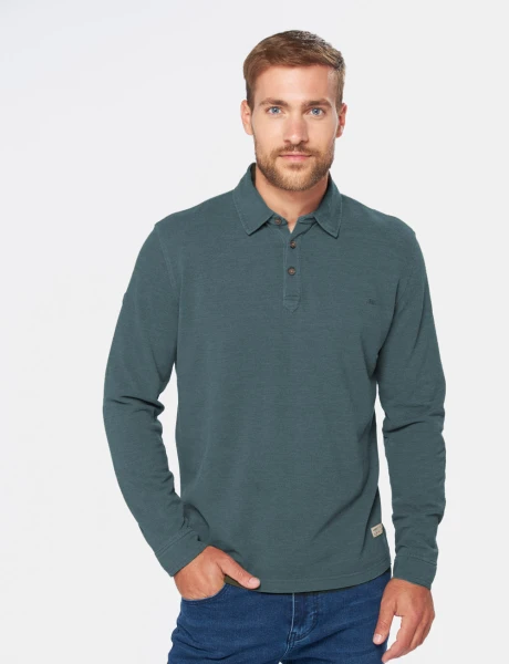 REMERA POLO LISA Verde