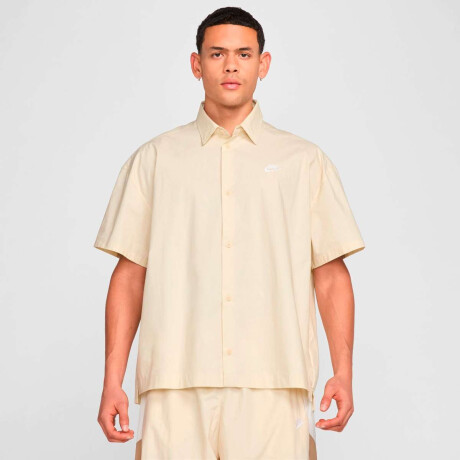 Remera Nike Club Sleeve Button-Down De Hombre Verde
