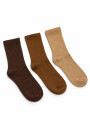 Medias Crew Brave, Pack X 3 Color Unico