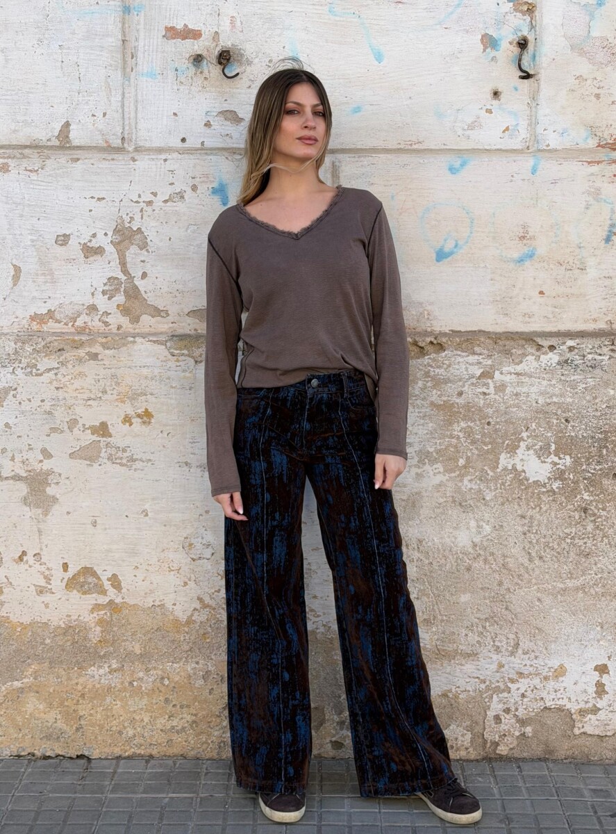 PANTALON CHLOE MIX - MARRON 