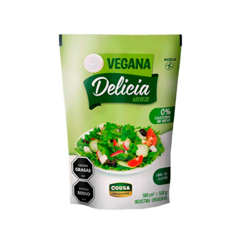 Mayonesa Vegana Con Jugo De Limón Delicia 500g Mayonesa Delicia Vegana 500g