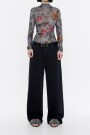 WIDE LEG - VAQUERO LAVADO Negro