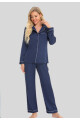 PIJAMA SEDA AZUL