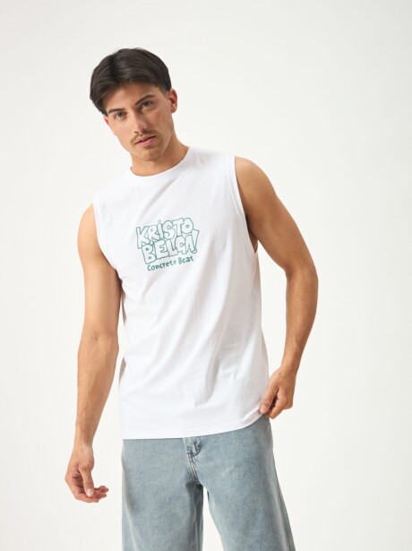 MUSCULOSA RIDERS BLANCO