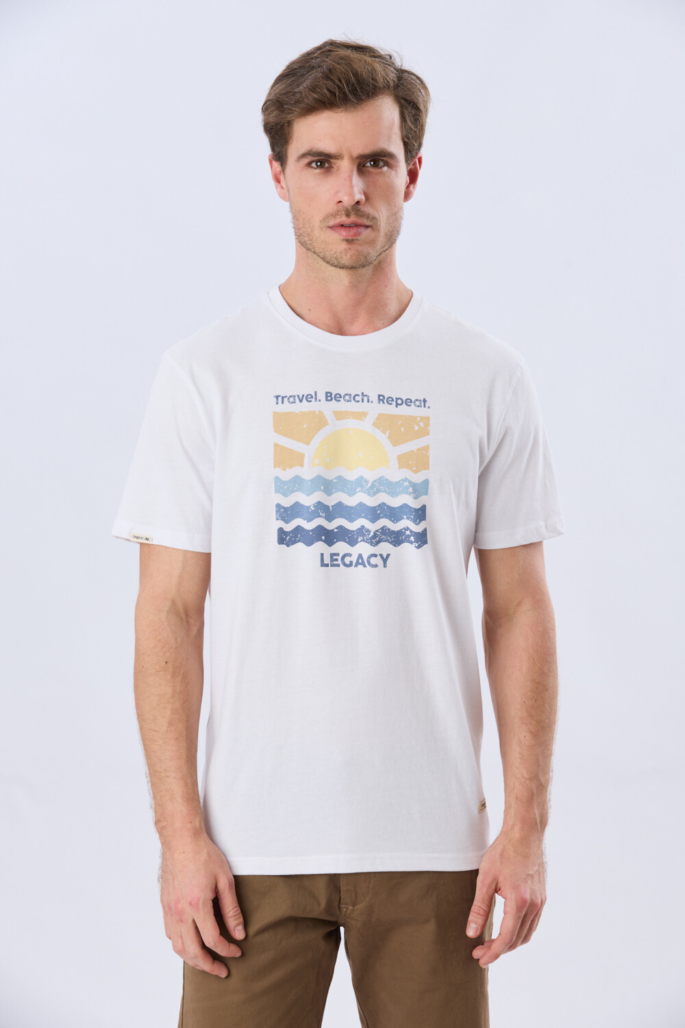 REMERA ESTAMPADA DE ALGODÓN Blanco