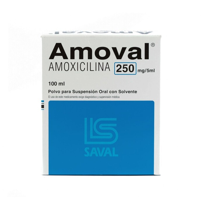 AMOVAL 250 MG. SUSP. FRASCO X 100 ML. única