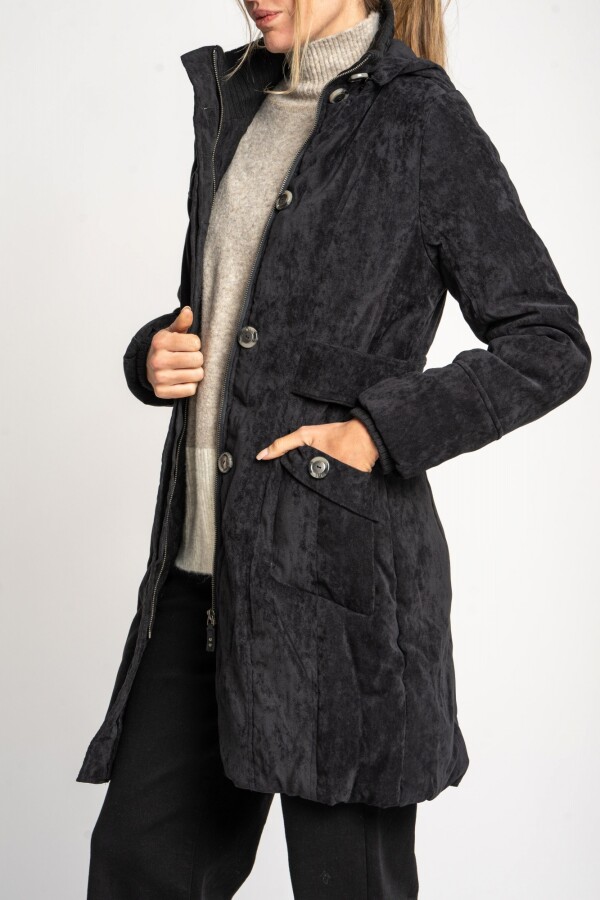Tapado Corduroy Negro