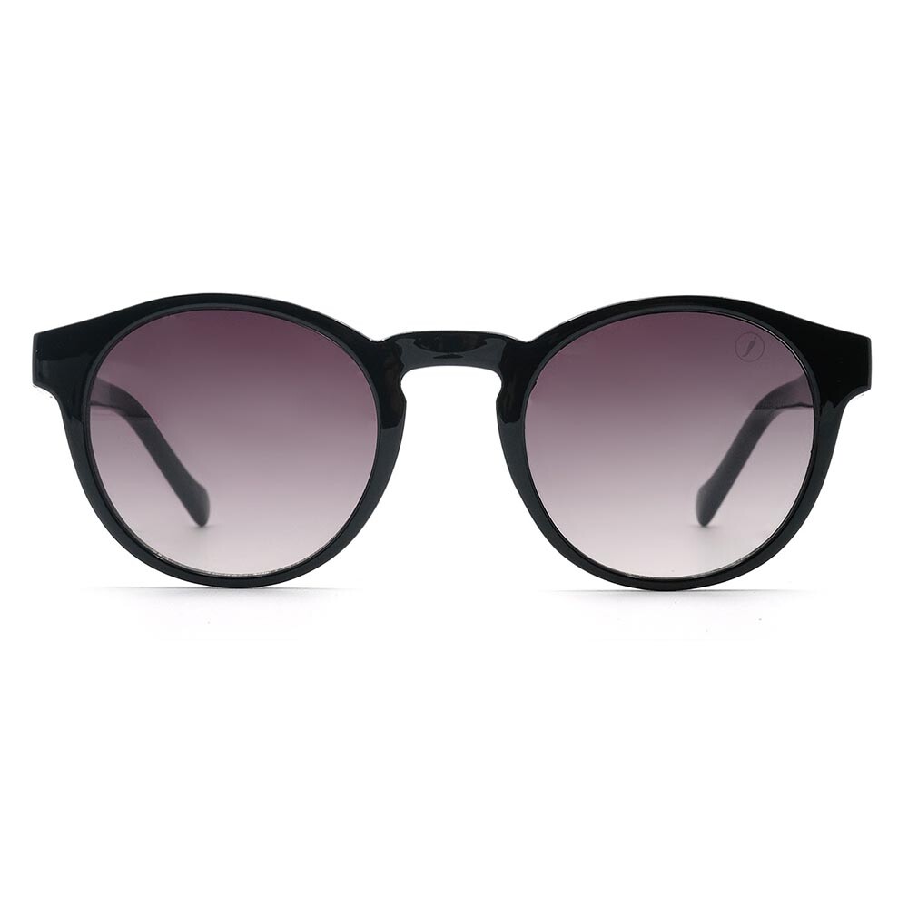 Lentes De Sol Eco Friendly Redondo Gradiente/Negro