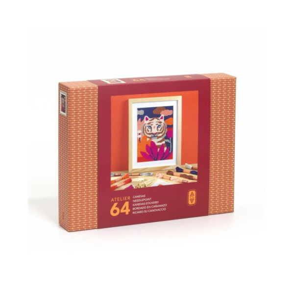 Atelier 64 - Kit de bordado tigre Única