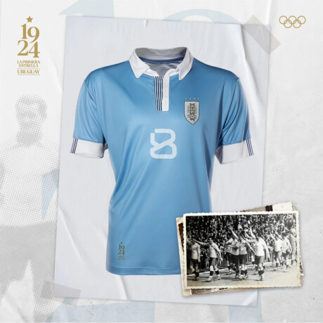 Camiseta Oficial Uruguay Celeste Auf - Light Blue Light Blue
