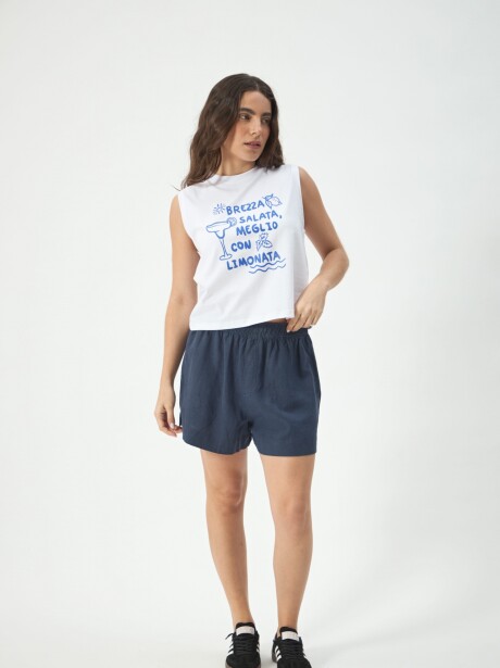 MUSCULOSA LIMONATA BLANCO