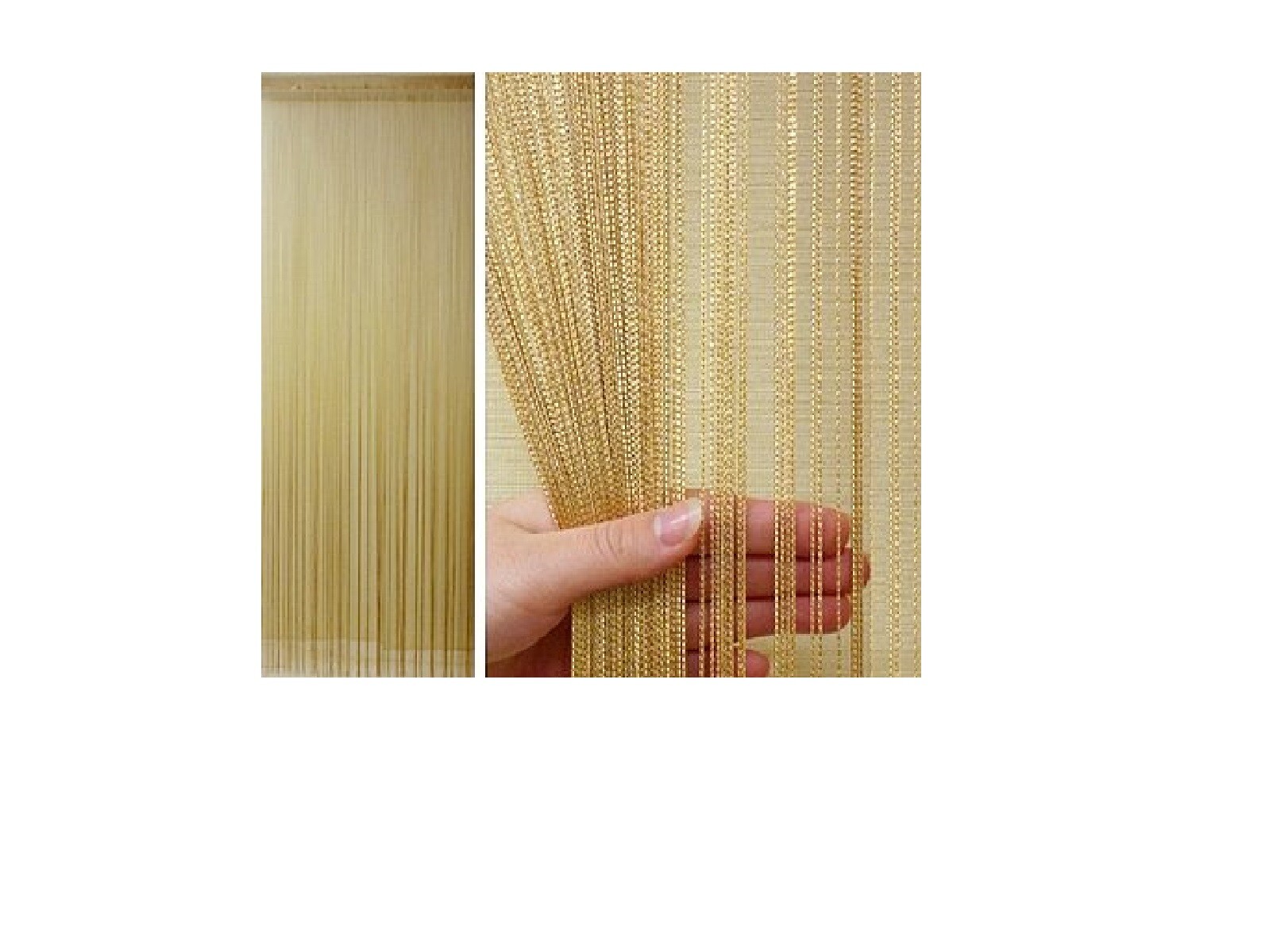 Cortinas SPAGHETTI Marfil 