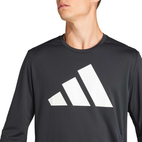 Remera Run It de Hombre Negro