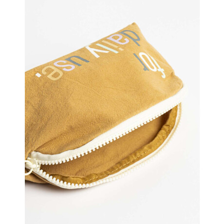 Porta Cosméticos For Daily Use Amarillo Mostaza