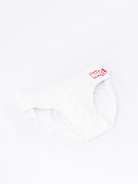 Pack x2 slip Marvel Blanco Y Negro