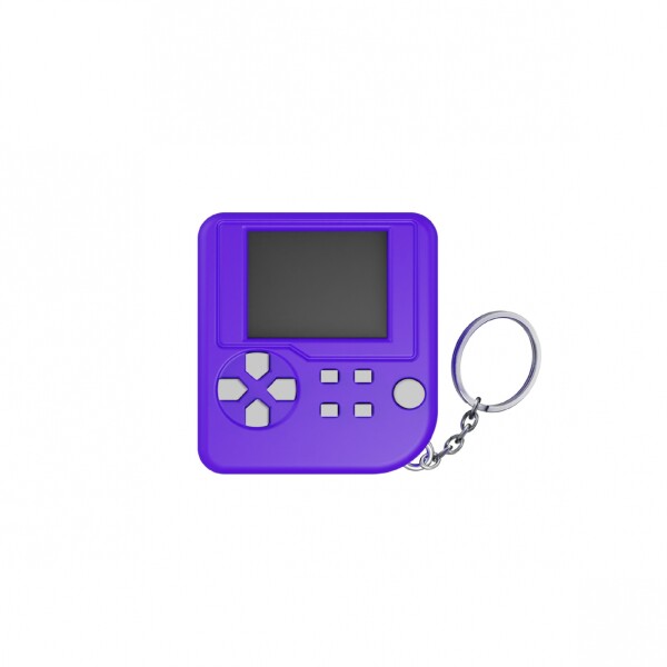 Llavero mini consola violeta