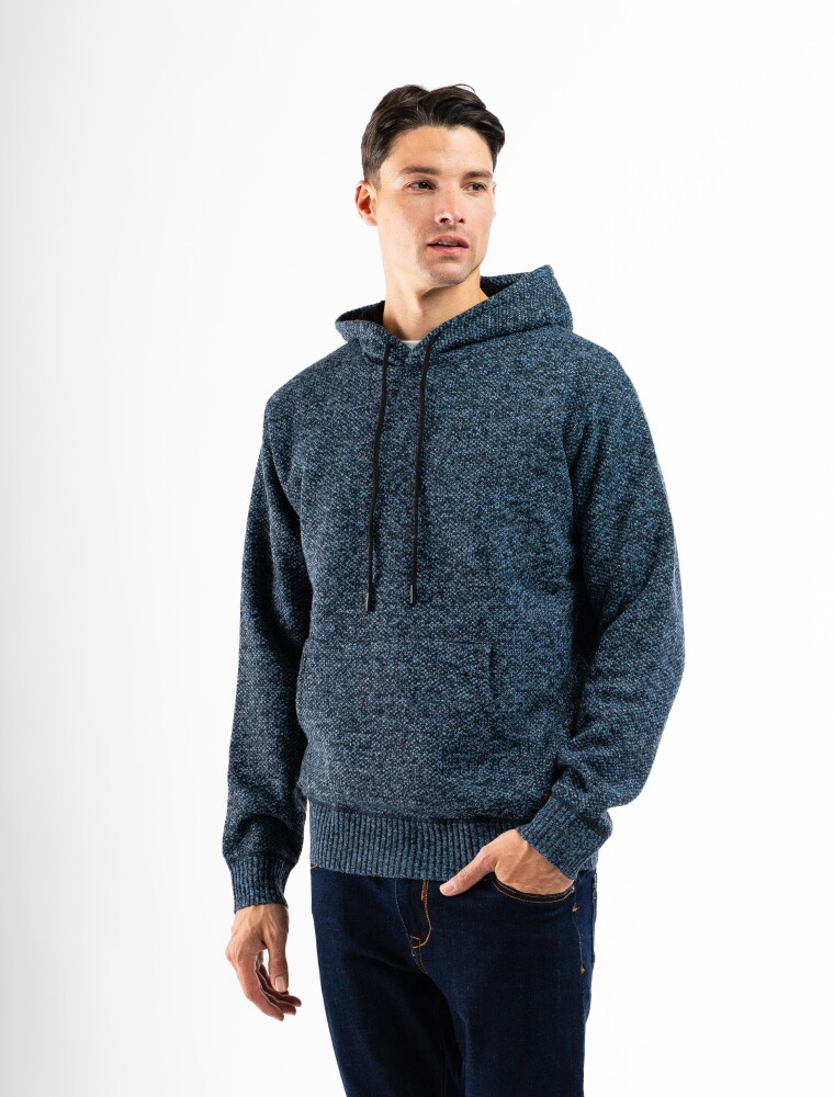 Buzo con Capucha Nara Azul