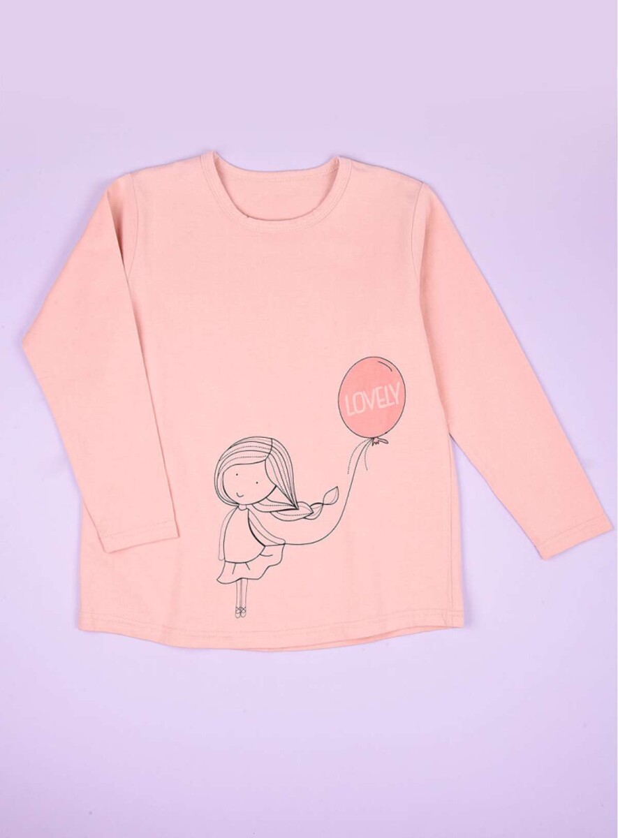 Ew remera ml - Rosado 