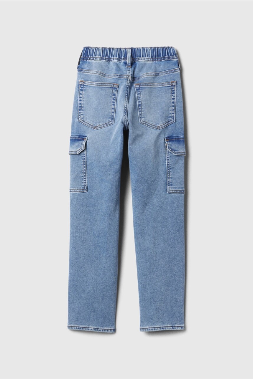 Jean Pull On Straight Niño Light Wash