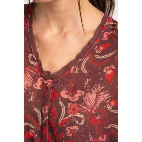 Blusa Estampada Manga Larga Print