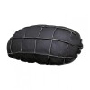 Almohadón Cuero - 56x35cm - oval chico Gris