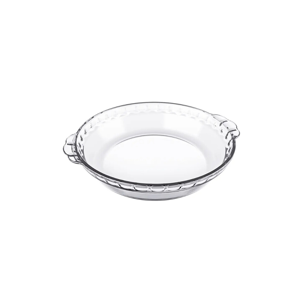Molde Redondo Rizado de Vidrio 24 cm Marinex 