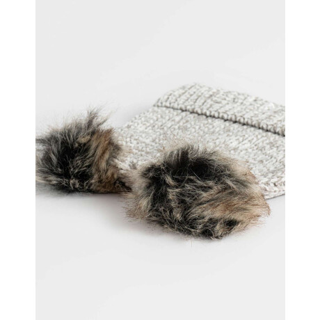 Gorro Infantil De Gatito Marron Beige