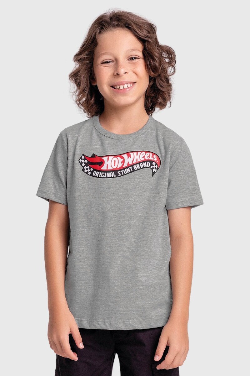 Remera Infantil. Gris