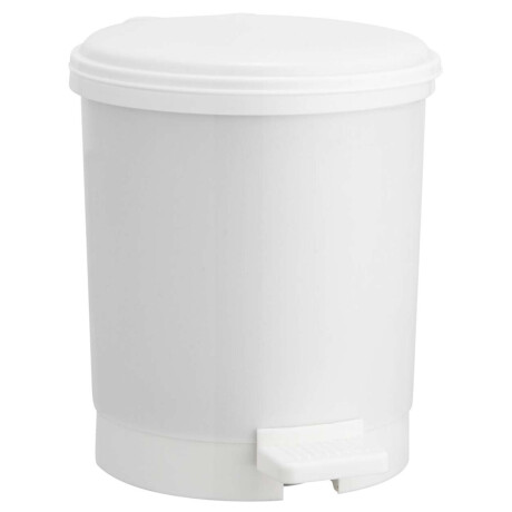 Papelera Con Pedal Utby 3L Plastico Blanco