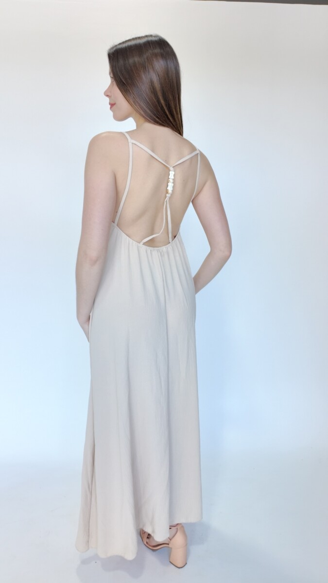 Vestido Yuki - Beige 
