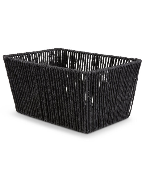 Cesta LARSEMIL W23xL33xH17 cm negra Cesta LARSEMIL W23xL33xH17 cm negra