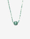 Collares Cortos Acrilico Collar Corto Resina Y Beads - Acqua Petroleo