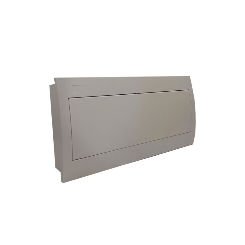 Tablero de embutir 12 módulos con puerta blanca CAJ00050