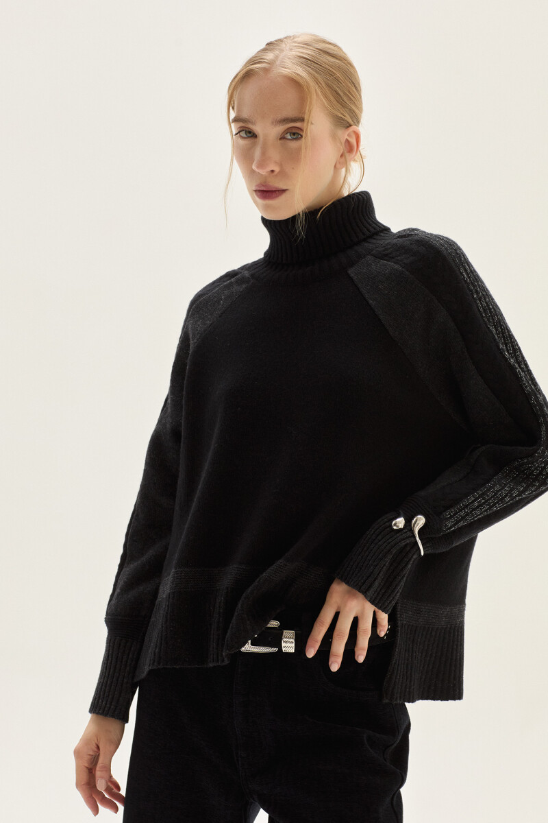 Polera Rosehill - Negro 