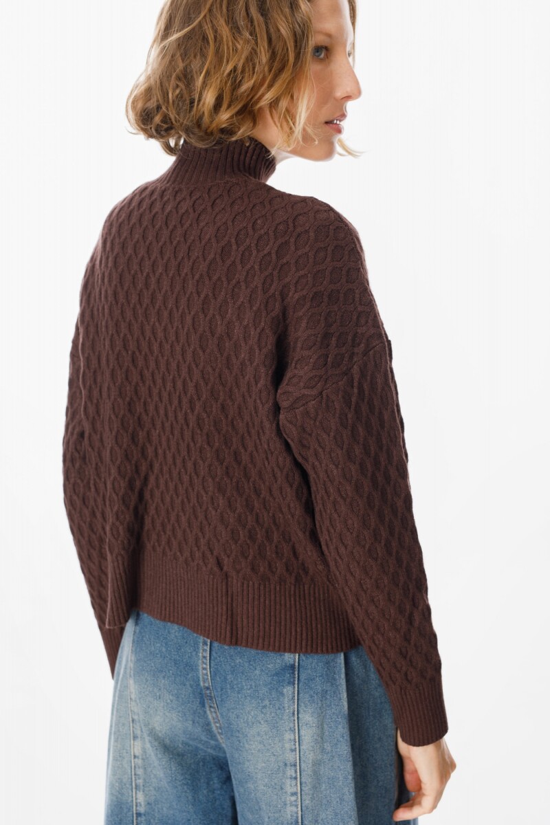 Sweater Panal Chocolate