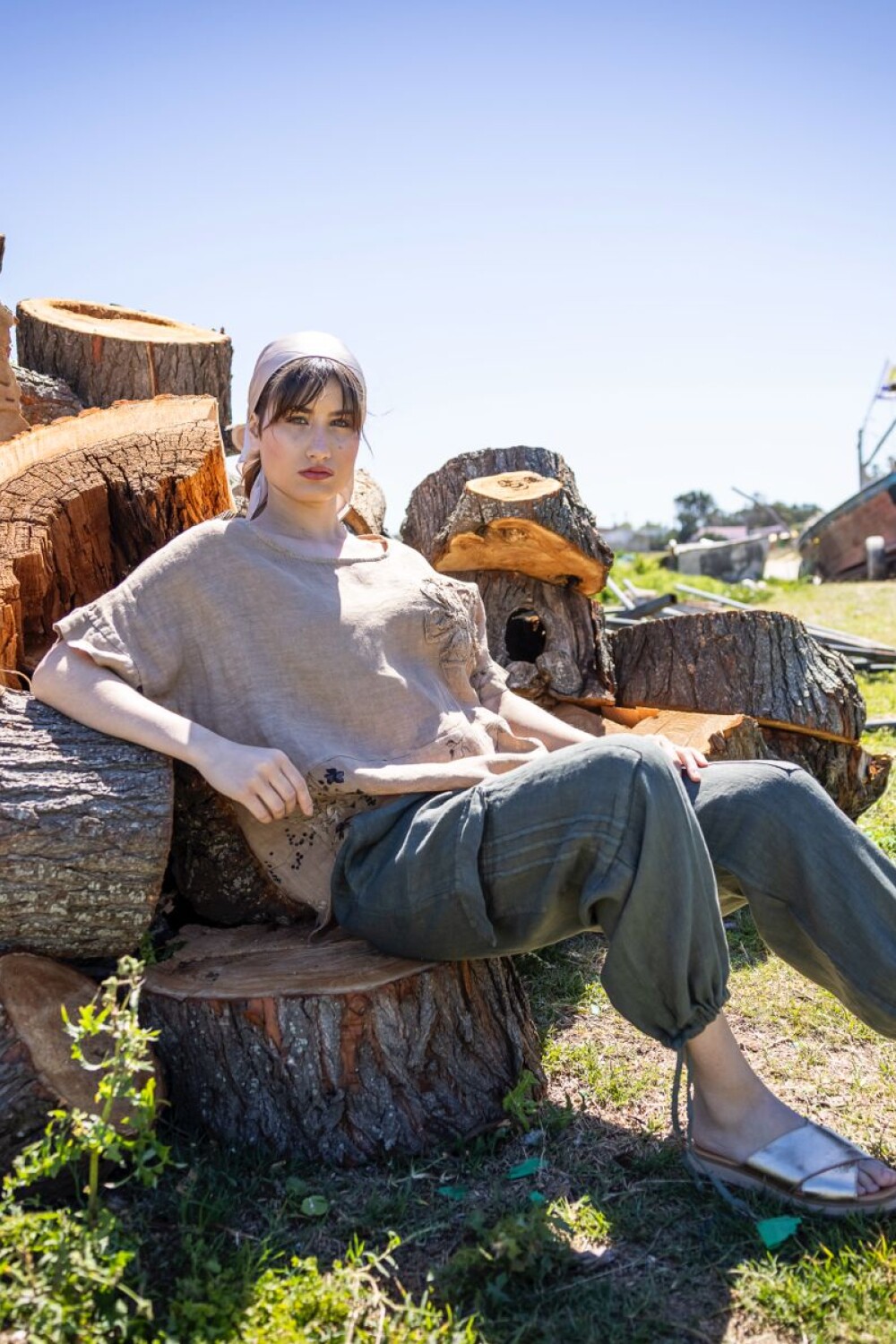 PANTALON LINO ENCINA BLANCO