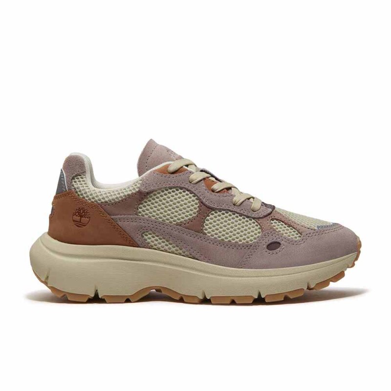 Zapatillas Hazel Lane Low Mujer Lt Beige Mesh W Lt Pink