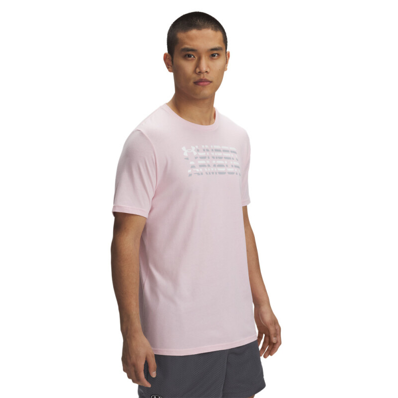 UA M SHADED LOGO SS-PNK PNK-647