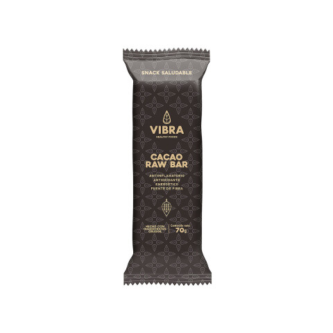 Barritas Raw De Cacao Vibra 70g Barrita Raw Vibra Cacao 70g