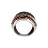 Anillo Varios-Plata y Oro-Piedra Zirconia-AN5073 conpiedra