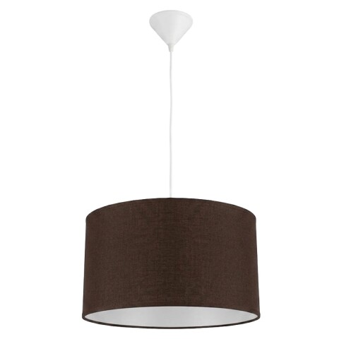 LAMPARA COLGANTE MARRON 35CM Unica