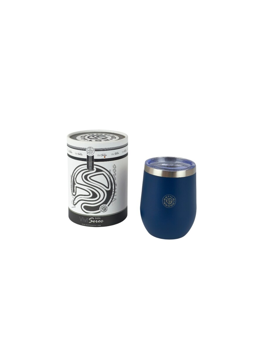Mate Acero Color 350 ml - Azul 