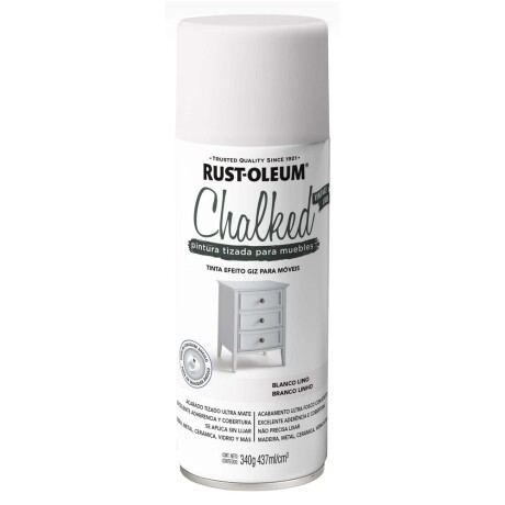 Chalked Pintura Tizada en Aerosol 340gr Blanco Lino