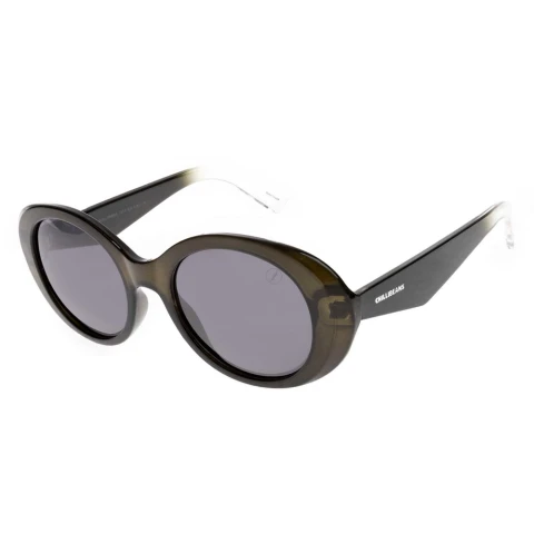 Lentes De Sol Eco Redondo - Mujer Negro/Negro