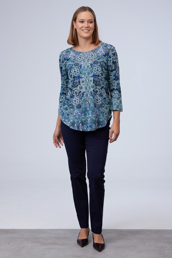 Blusa Print MULTI/VERDE