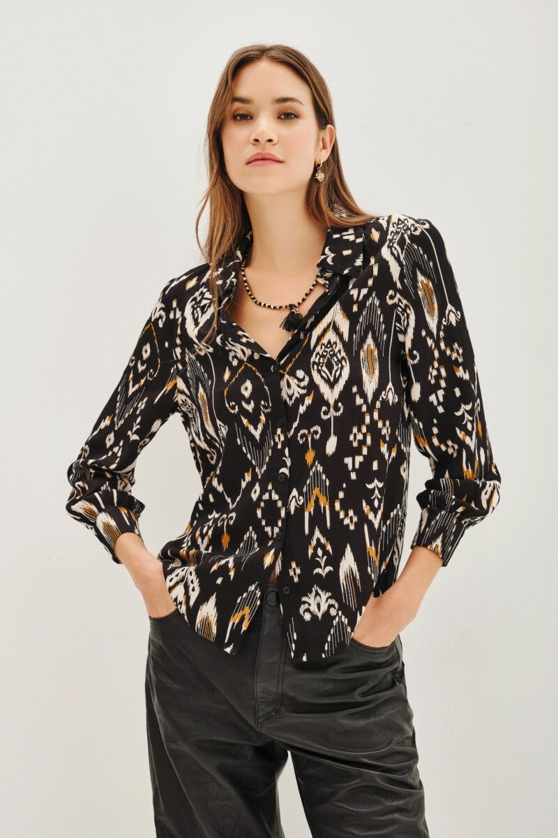 Camisa Hiroko Ikat 