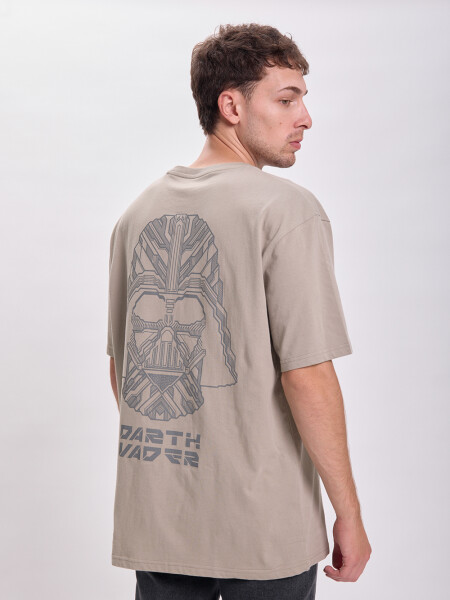 Remera oversize estampada Verde