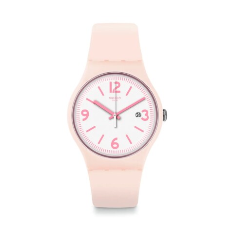 Reloj Swatch suop400 English Rose de silicona Rosa